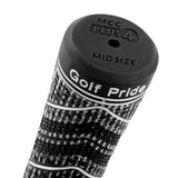 NNEDSZ 2 Pcs Red MCC PLUS4 Midsize Golf Grip - Rubber and Cotton Thread Hybrid, 265 mm, 72g, Core 60