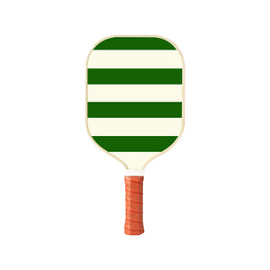 NNEDSZ Style 2 White And Green T700 Carbon Fiber & Fiberglass Pickleball Paddle - Lightweight 220g with Anti-Slip TPU Grip for Training & Competition