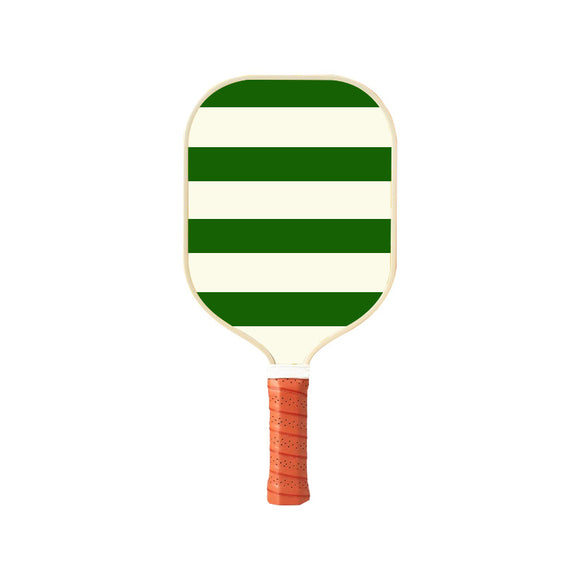 NNEDSZ Style 2 White And Green T700 Carbon Fiber & Fiberglass Pickleball Paddle - Lightweight 220g with Anti-Slip TPU Grip for Training & Competition