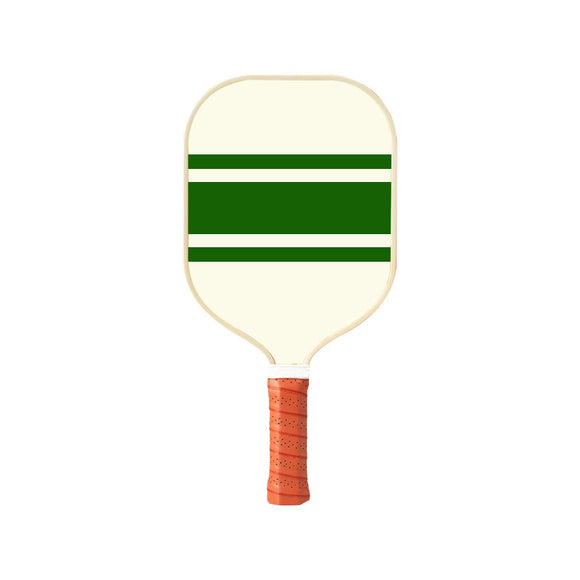 NNEDSZ Style 3 White And Green T700 Carbon Fiber & Fiberglass Pickleball Paddle - Lightweight 220g with Anti-Slip TPU Grip for Training & Competition