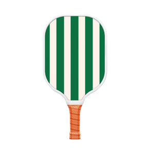 NNEDSZ Style 4 White And Green T700 Carbon Fiber & Fiberglass Pickleball Paddle - Lightweight 220g with Anti-Slip TPU Grip for Training & Competition
