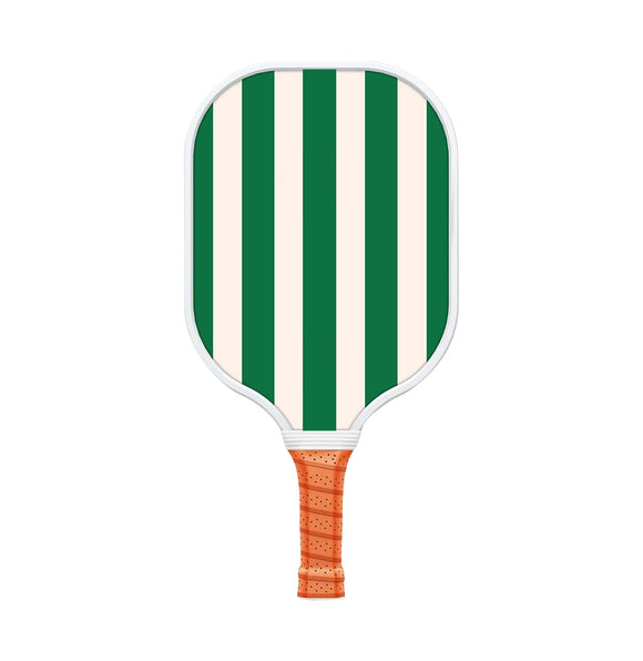 NNEDSZ Style 4 White And Green T700 Carbon Fiber & Fiberglass Pickleball Paddle - Lightweight 220g with Anti-Slip TPU Grip for Training & Competition