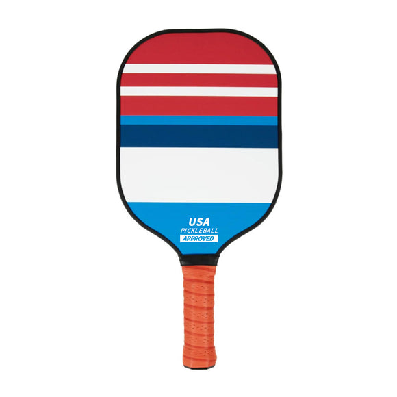 NNEDSZ Style 1 Colorful Geometric Patterns Fiberglass Pickleball Paddle - Lightweight 220g with Anti-Slip TPU Grip for Outdoor Sports