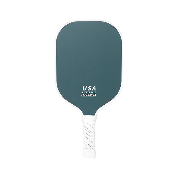 NNEDSZ Green Fiberglass Pickleball Paddle - Lightweight 215g with Anti-Slip TPU Grip for Outdoor Sports