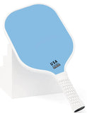 NNEDSZ Orange Fiberglass Pickleball Paddle Set - 2 Minimalist Paddles, 4 Balls, and Carry Bag for Outdoor Play