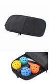NNEDSZ Orange Fiberglass Pickleball Paddle Set - 2 Minimalist Paddles, 4 Balls, and Carry Bag for Outdoor Play