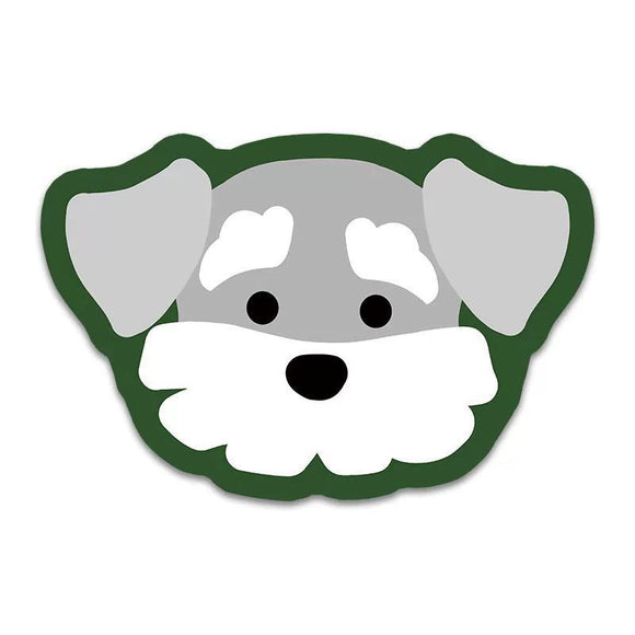 NNEDSZ 2 Pcs Style 6 Grey and Green Puppy pattern Cartoon Pet Feeding Mat for Cats & Dogs - Absorbent Diatom Mud Splash-Proof Mat, Easy to Clean