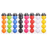 NNEDSZ 2 Tubes Red Outdoor Pickleball Balls 4-Pack - Durable 40-Hole Design with Carry Tube(8 balls in total)