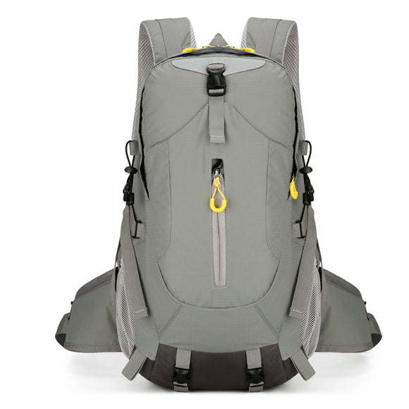 NNEDSZ Grey Lightweight 30L Hiking Backpack - Water-Resistant Outdoor Daypack for Trekking & Travel