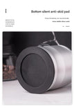 Dark Grey Diamond Professional Aluminum Espresso Tamping Station - Adjustable Portafilter Holder Stand