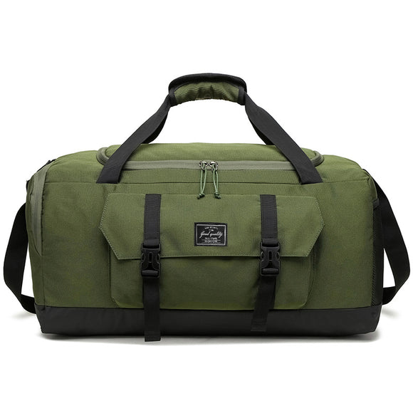 NNEDSZ Green Dry Wet Separation Gym Bag - Yoga Fitness Travel Duffel - Shoe Compartment