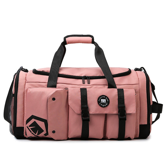 NNEDSZ Pink Capacity Travel Duffel Bag - Unisex - Multi-Color - 56x29x27cm