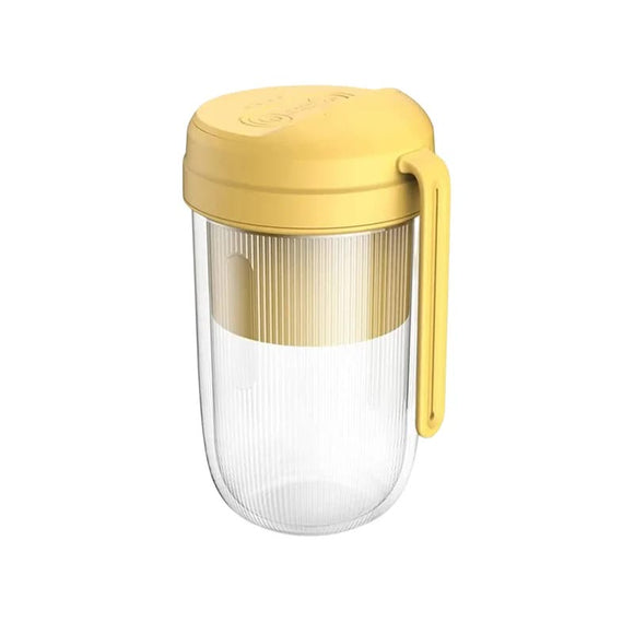 NNEDSZ Yelllow Portable Electric Juice Cup - Wireless Mini USB Rechargeable Juicer for Home and Travel