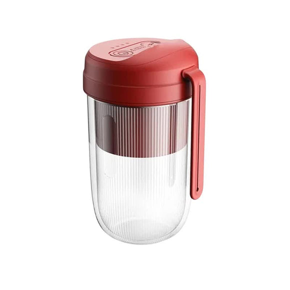NNEDSZ Red Portable Electric Juice Cup - Wireless Mini USB Rechargeable Juicer for Home and Travel