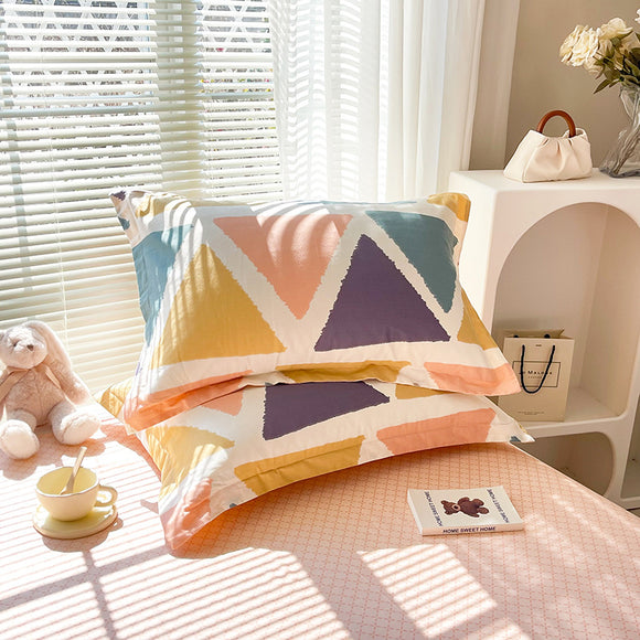 NNEDSZ Stroll Through Time 100% Cotton Pillowcase Set (Pack of 2) - Breathable Standard Size 48x74cm Pure Cotton Pillow Covers