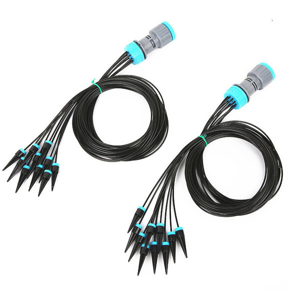 NNEDSZ 2 Pcs 10-Piece Slow Drip Watering Kit - 160cm Tube Length for Potted Plants, Succulents & Indoor Gardening