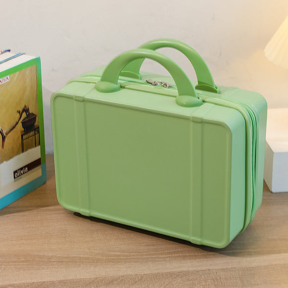 NNEDSZ Personalized stylish and lightweight Green mini suitcase for short trips