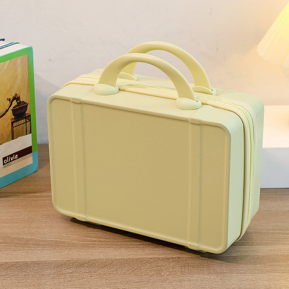 NNEDSZ Personalized stylish and lightweight Light yellow mini suitcase for short trips
