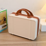 NNEDSZ Personalized stylish and lightweight Off-white mini suitcase for short trips