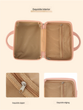 NNEDSZ Personalized stylish and lightweight Yellow and pink mini suitcase for short trips