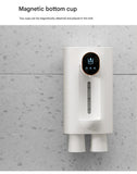 Smart Automatic Mouthwash Dispenser - Wall-Mounted, 3 Adjustable Levels, LED Display & Magnetic Cups(Black)