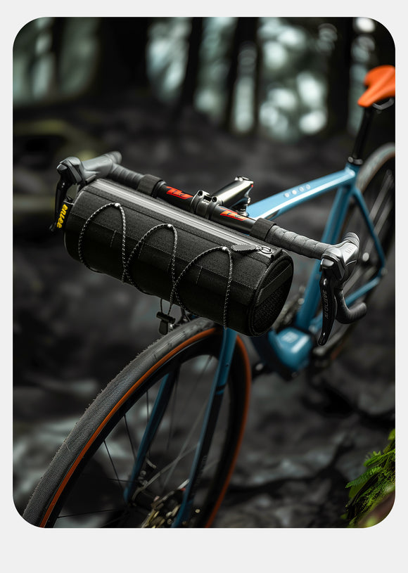 NNEDSZ Waterproof Cycling Handlebar Bag / Frame Bag (2.2L) - Converts to Crossbody