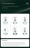 White Dual Nozzle Nano Facial Mister - USB Rechargeable Hydrating Spray