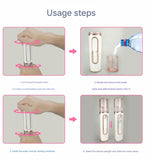 White Dual Nozzle Nano Facial Mister - USB Rechargeable Hydrating Spray