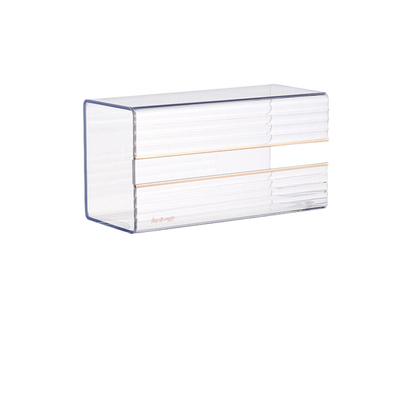 NNEDSZ Transparent white luxury tissue box, single pack 21cm*11.1cm*9.1cm