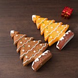 NNEDSZ Yellow Charming Gingerbread Christmas Tree Figurine - Festive Resin Holiday Table Decor Ornament
