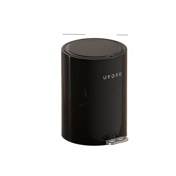 NNEDSZ Black circular garbage bin 15L 23.8cm * 33.5cm