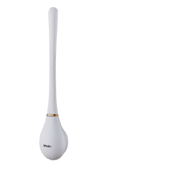 NNEDSZ White baseball-shaped toilet brush 8cm * 42.5cm