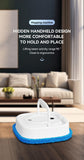 Black Smart Robotic Floor Mop with Humidifier Spray - Ultra-Slim Automatic Wet & Dry Floor Cleaner