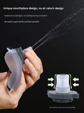 2-Pices Transparent Color Ergonomic Wearable Hydration Flask - Hands-Free Wrist Water Bottle for Running & Sports
