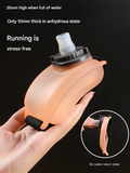 2-Pices Orange Ergonomic Wearable Hydration Flask - Hands-Free Wrist Water Bottle for Running & Sports