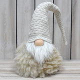 NNEDSZ Off White Charming Handcrafted Christmas Gnome - Nordic Tomte Plush Figurine for Holiday Decor(14*14*48cm)