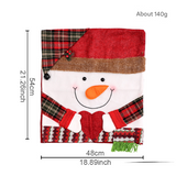 NNEDSZ Festive Christmas Dining Chair Covers | Santa, Snowman & Reindeer Character Slipcovers