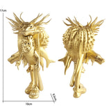 NNEDSZ Monkey Whimsical Creature & Monster Figurine Collection - Set of Bizarre PVC Mini Toys for Desk Decor