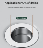 5 PCS Universal Pop-Up Sink Drain Stopper with Anti-Clog Filter Basket - Stainless Steel Hair Catcher & Anti-Odor Plug
