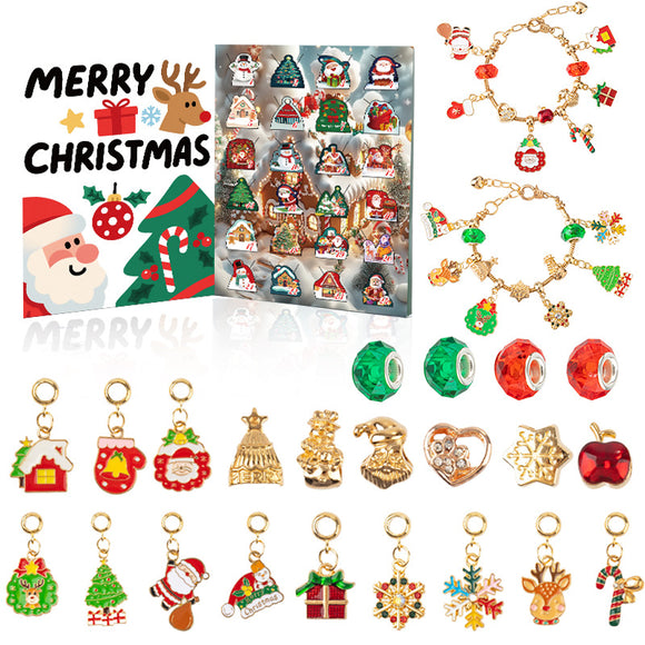 NNEDSZ 44-Piece Assorted Christmas Baubles Set with Elegant Designs in Wooden Gift Box - 3-6cm Decorative Ornaments for Tree, Home & Holiday Display(RC469-1)