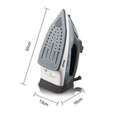 Powerful 2200W Electric Steam Iron with Ceramic Soleplate & Vertical Steam Function(blue)