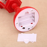 NNEDSZ Festive LED Christmas Snow Globe Lantern - Glittering Tabletop Decoration with Santa/Snowman Scene, Dual Power(red)