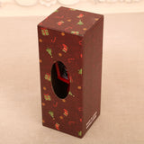 NNEDSZ Festive LED Christmas Snow Globe Lantern - Glittering Tabletop Decoration with Santa/Snowman Scene, Dual Power(red)