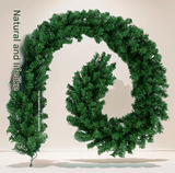 NNEDSZ Classic Green Lush Artificial Christmas Garland - 2.7m Green Pine Vine with 280 Tips for Holiday Decor