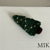 NNEDSZ Christmas Collection Hair Clips - Set of 5 Random Main Image Styles, Festive Knitted Tree & Bow BB Clips, Bangs Clips & Hair Accessories