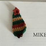 NNEDSZ Christmas Collection Hair Clips - Set of 5 Random Main Image Styles, Festive Knitted Tree & Bow BB Clips, Bangs Clips & Hair Accessories