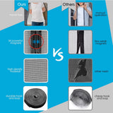 No-Drill Magnetic Garage Door Screen - Polyester Mosquito Net Curtain, Cross-border Home Summer Velcro Garage Door Mesh (244x214cm)