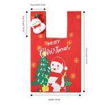 NNEDSZ Festive 4-Piece Christmas Gift Bag Set - Adorable Knitted Holiday Treat & Present Pouches