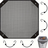 2-Pack Ventilated Resin Mesh Outdoor Air Conditioner Cover(71x71cm / 28x28inch) - Anti-Sun Heat Reduction AC Unit Net for Exterior Use