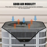 2-Pack Ventilated Resin Mesh Outdoor Air Conditioner Cover(81x81cm / 32x32inch) - Anti-Sun Heat Reduction AC Unit Net for Exterior Use
